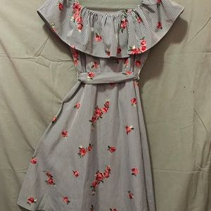 Off the Shoulder Calvin Klein Dress